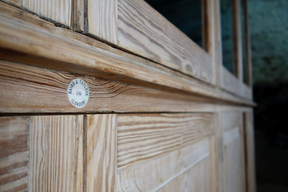 Thumbnail: A Large 19th Century Glazed Bleached Bookcase - Display Cabinet Shop Fitting