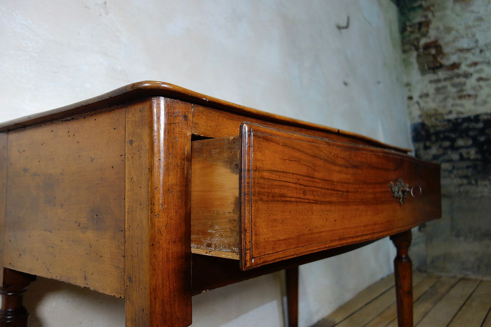 Thumbnail: An 18th Century Walnut Italian Serpentine Console Table