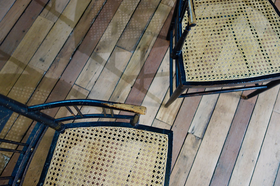 Thumbnail: A Pair Of Regency Ebonised and Caned Armchairs