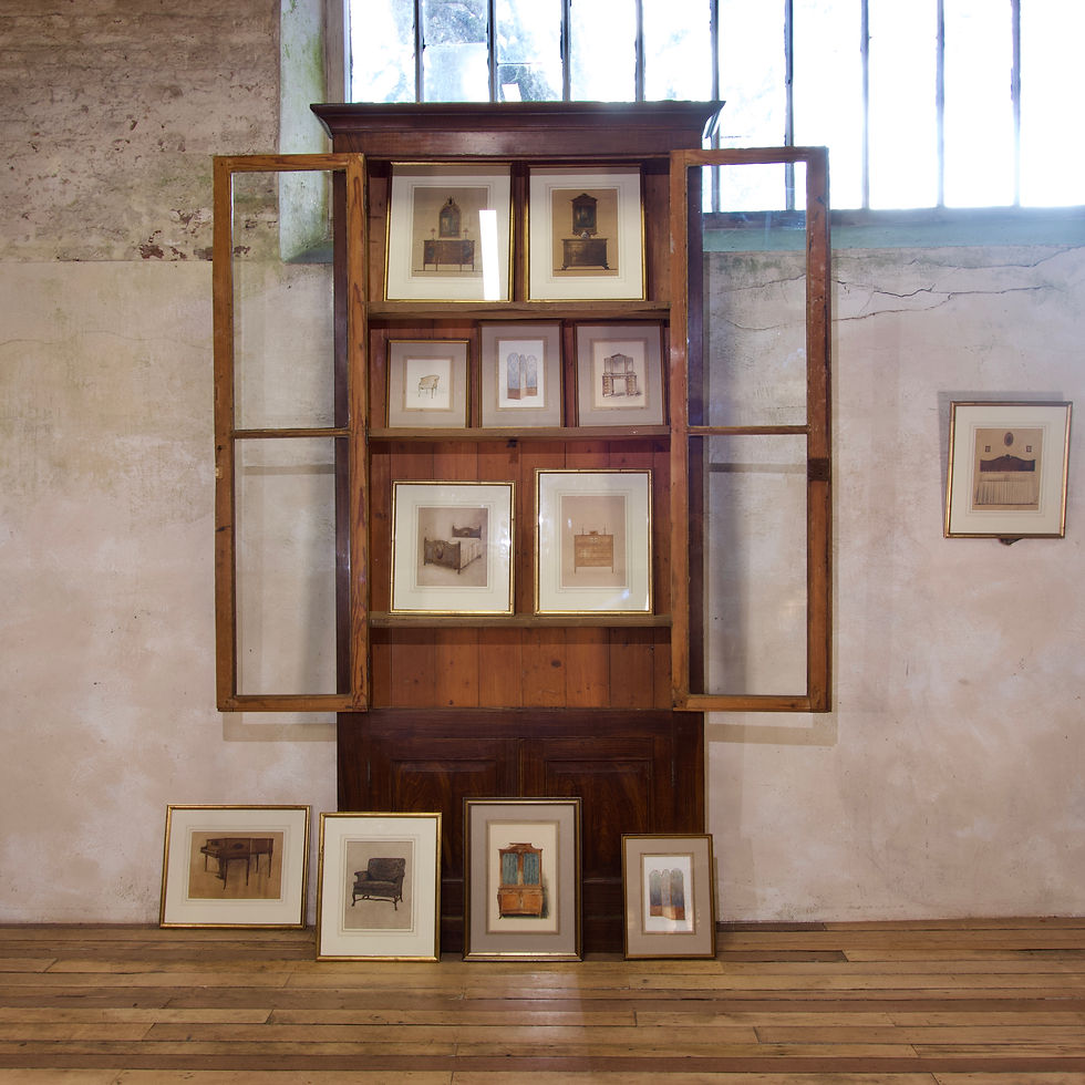 Thumbnail: Twelve 20th Century Watercolour Paintings - Featuring W.&J. Sloane Furniture
