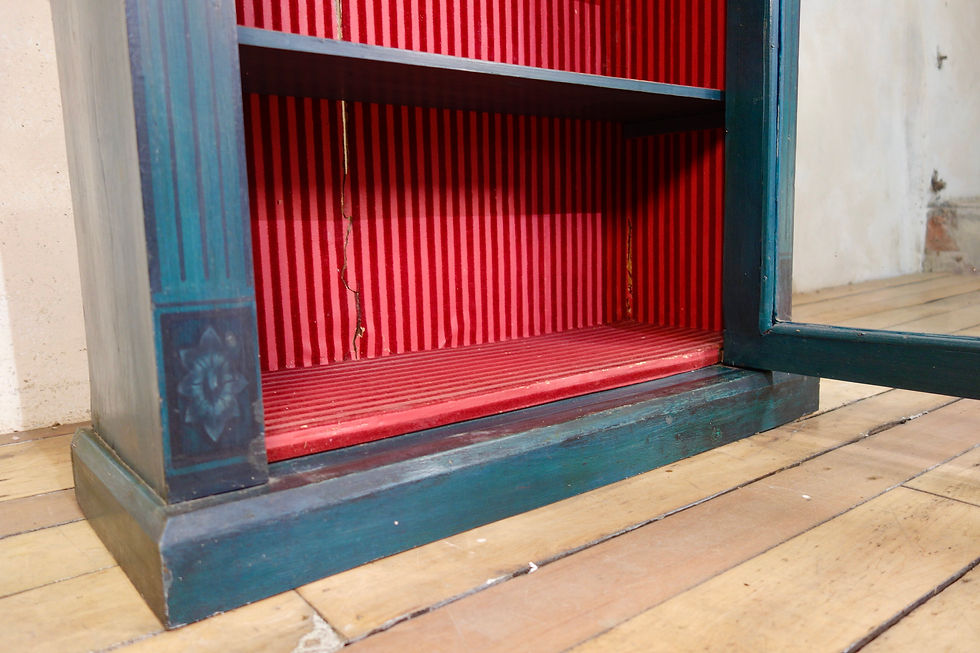Thumbnail: A Regency Style Painted Pier Cabinet Glazed