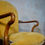 Thumbnail: A Pair Of Yellow Upholstered George I Style Shepherd Crook Armchairs
