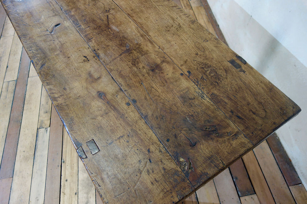 Thumbnail: An 18th Century French Provincial Cherry Wood Farmhouse Table