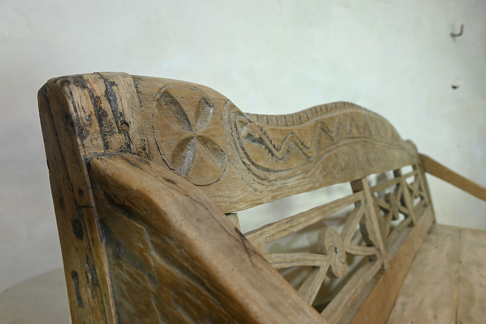 Thumbnail: A Large 19th Century Indonesia Teak Bench
