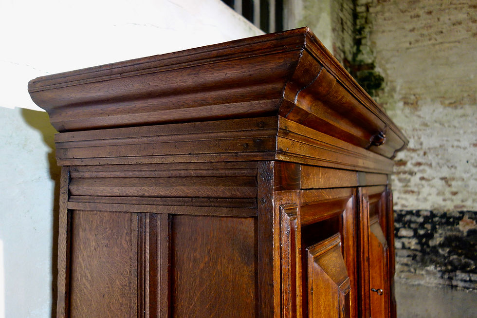 Thumbnail: A 17th Century Baroque Rosewood and Ebony Dutch Gelderse Kast Cabinet