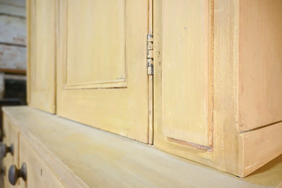 Thumbnail: A superb majestic 19th century painted housekeeper's cupboard