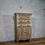 Thumbnail: A Tall 18th Cent Dutch Bleached Oak Secrétaire Cabinet