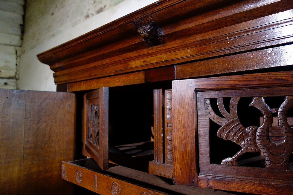 Thumbnail: A 17th Century Baroque Rosewood and Ebony Dutch Gelderse Kast Cabinet