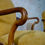 Thumbnail: A Pair Of Yellow Upholstered George I Style Shepherd Crook Armchairs