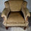Thumbnail: Leather & Velvet Dutch Wingback Chair
