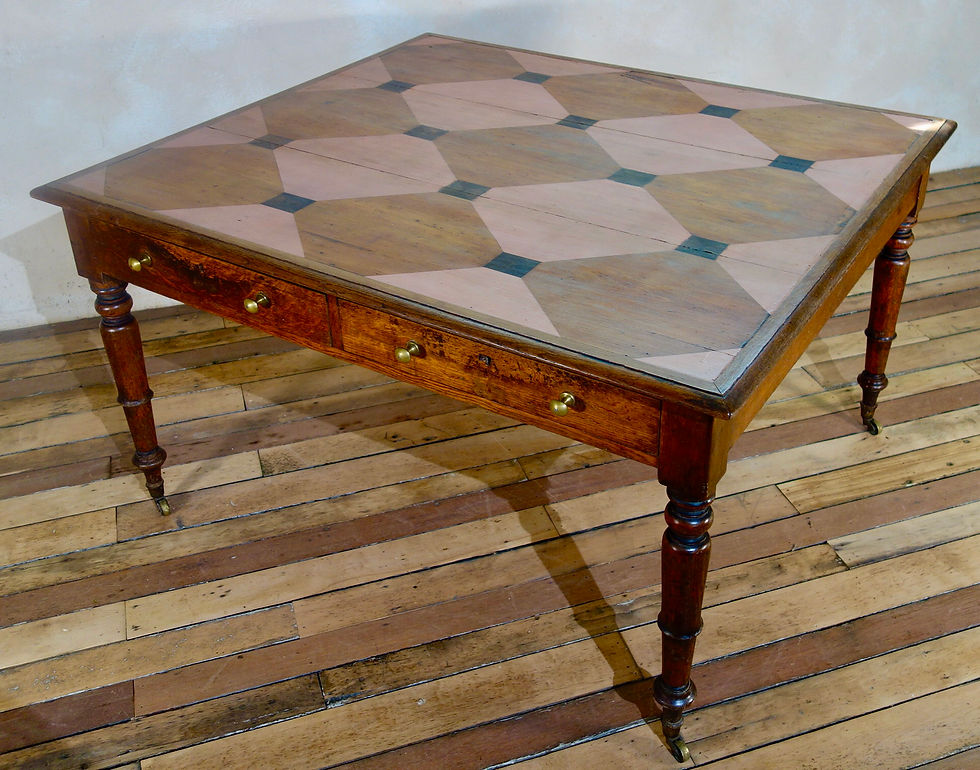 Thumbnail: A Painted 19th Century Oak Partners Desk - Kitchen Table