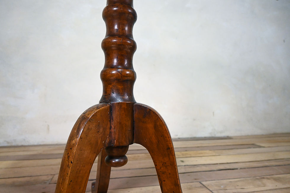 Thumbnail: A Mid 19th Century & Later French Bobbin Turned Tripod Side Table