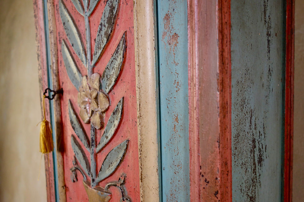 Thumbnail: An 18th Century Chestnut Colourful Original Painted Portuguese Longcase Clock