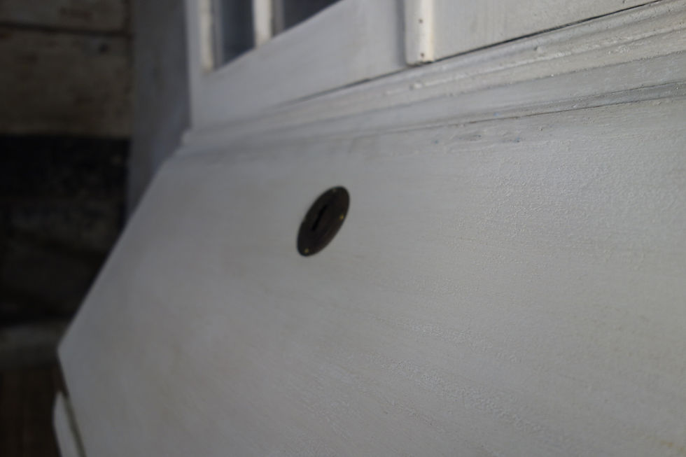Thumbnail: An 18th Century Painted Gustavian Bureaux Glazed Bookcase