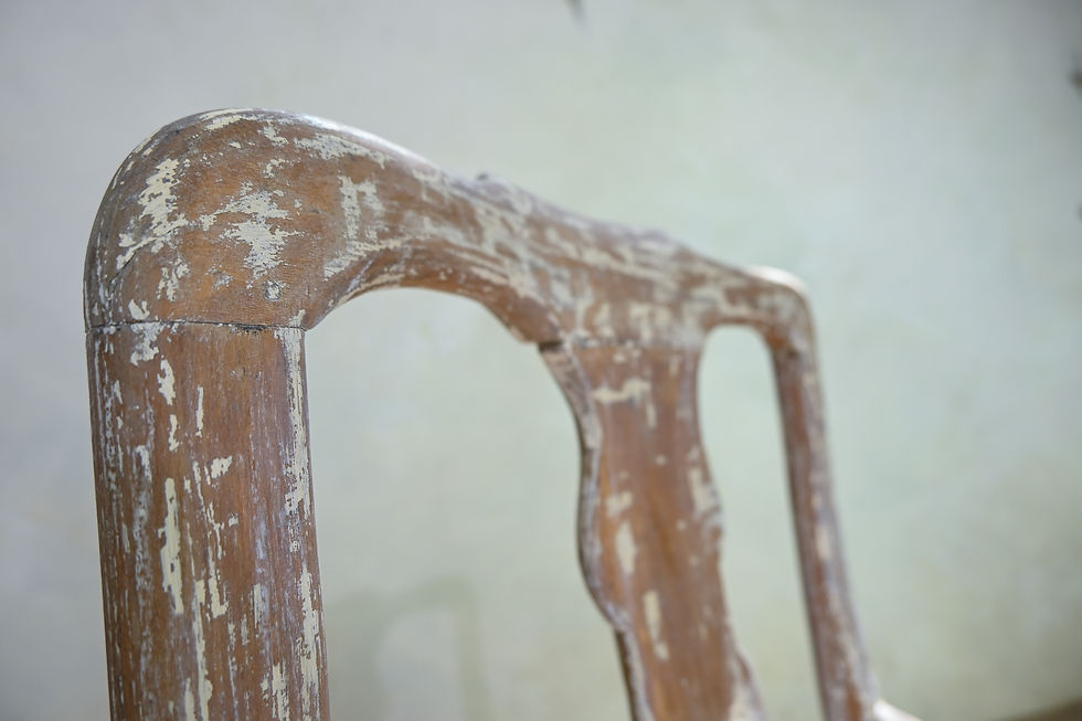 Thumbnail: An 18th Century Swedish Gustavian Painted Open Armchair