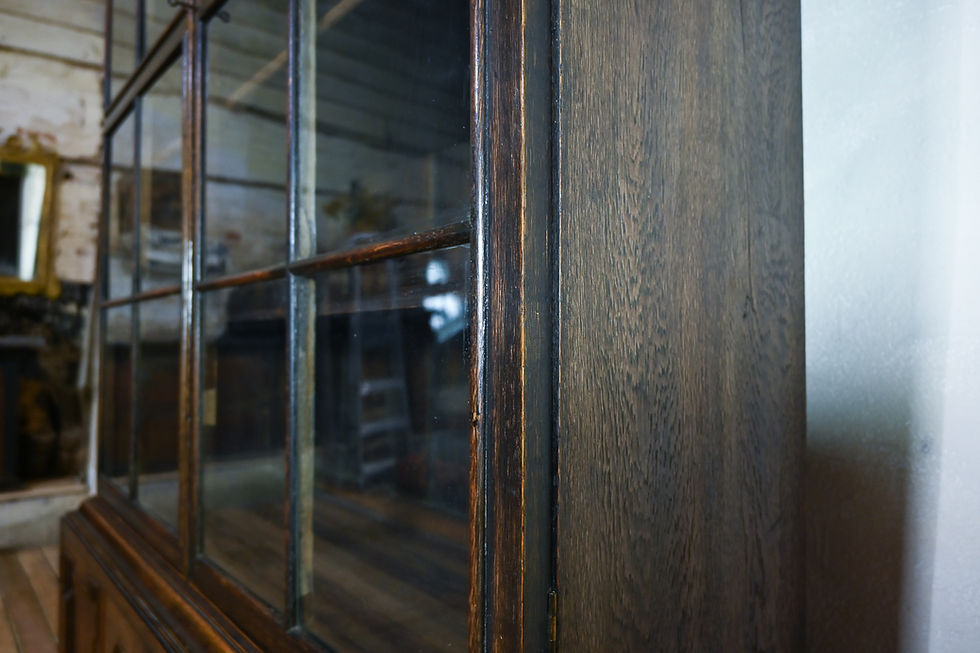 Thumbnail: 19th century glazed oak Bookcase - Manner Of Samuel Pepys