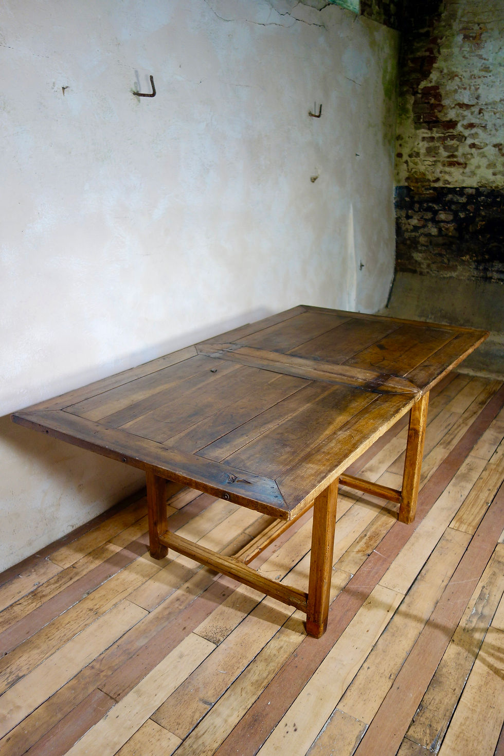Thumbnail: 18th Century French Fruitwood Folding Provincial Table