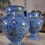 Thumbnail: A Pair of Mid-17th Century Italian Maiolica Berettino Wet Drug Jars