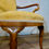 Thumbnail: A Pair Of Yellow Upholstered George I Style Shepherd Crook Armchairs