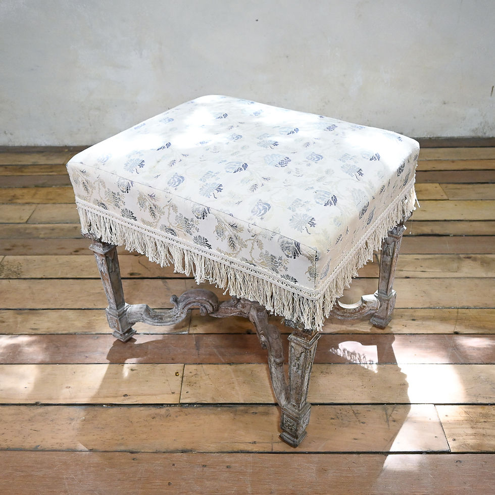 Thumbnail: An 18th Century And Later French Louis XIV Upholstered Dressing Stool