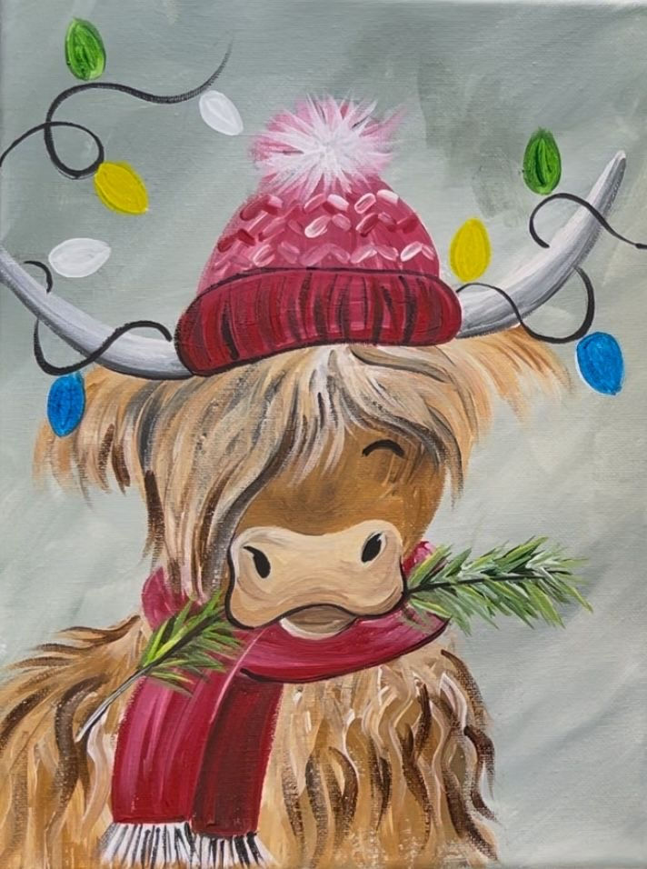 Highland Cow Lac La Hache