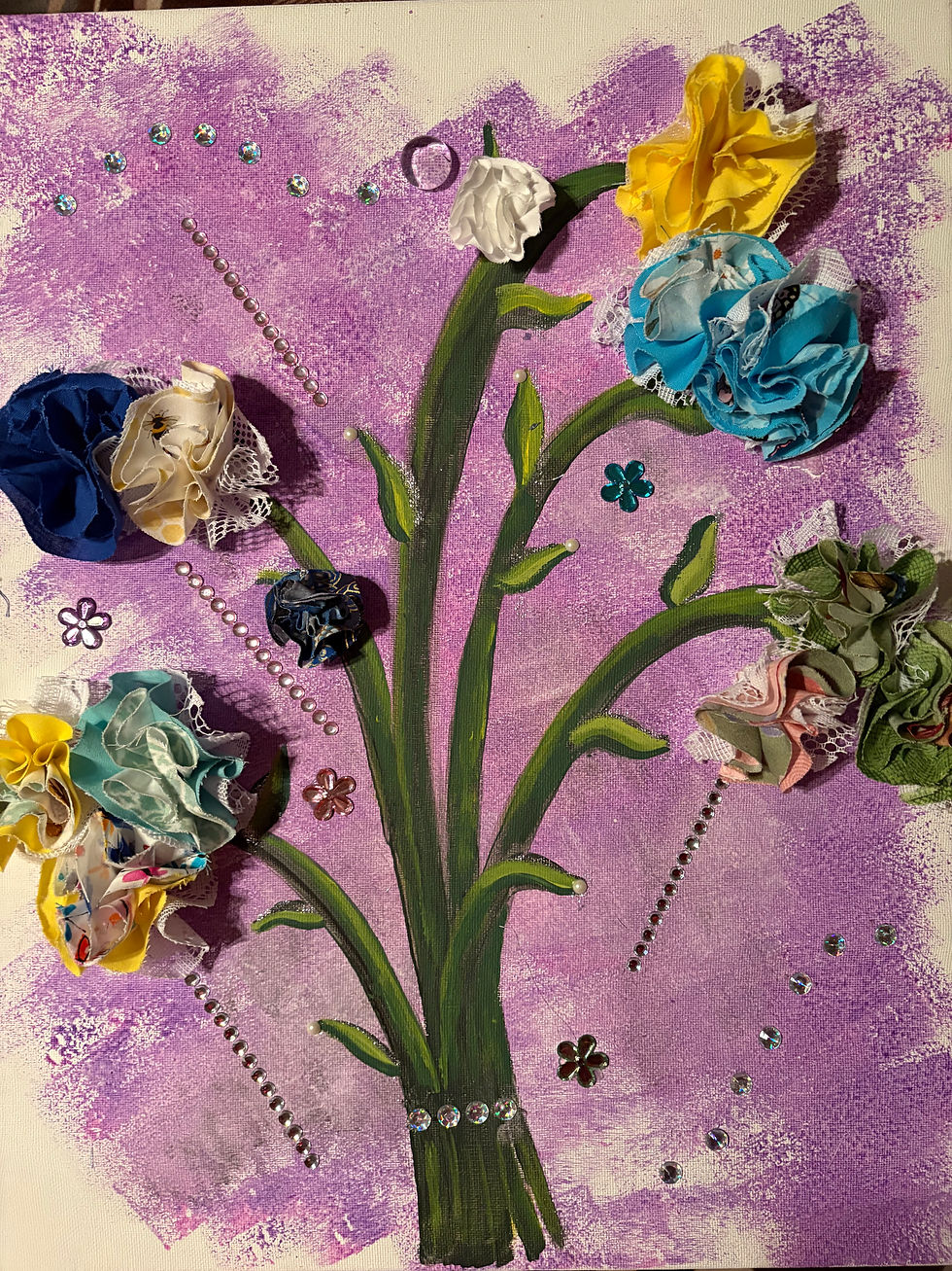 Bloom & Brush: Fabric Flowers Workshop