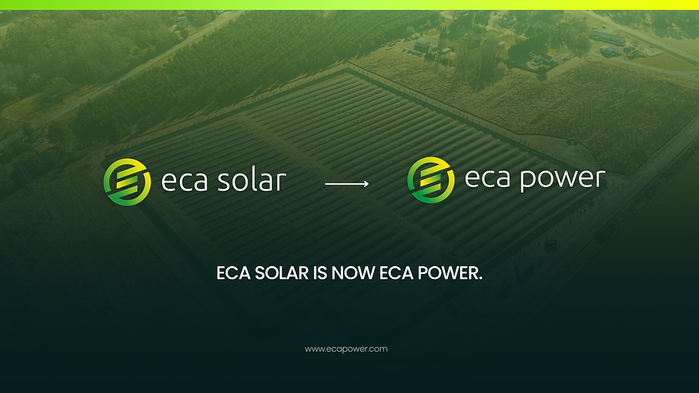 Eca Solar is now ECA Power
