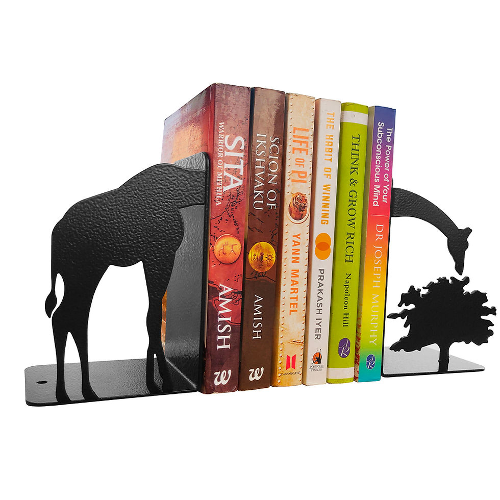 Thumbnail: Giraffe Bookends Decorative Bookends Metal bookends Office Bookends for heavy