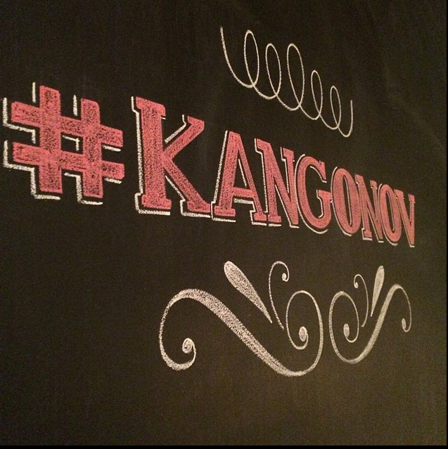 Wedding Hashtag Chalk Art Design