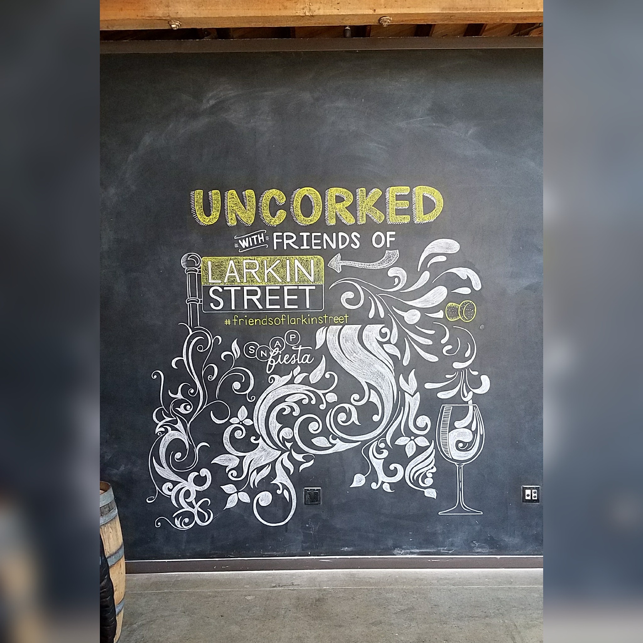 Fundraising Event Chalk Art Design