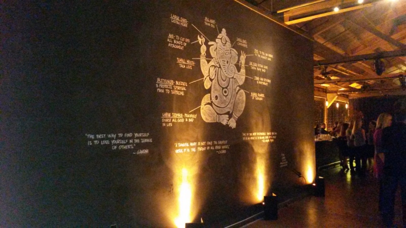 Chalk Art for 40th Birthday Party
