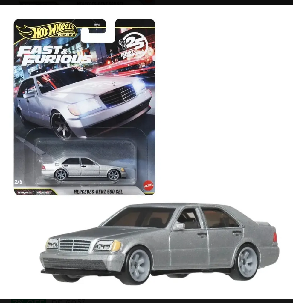 Miniatura: HOTWHEELS PREMIUM MERCEDES BENZ 500 SEL