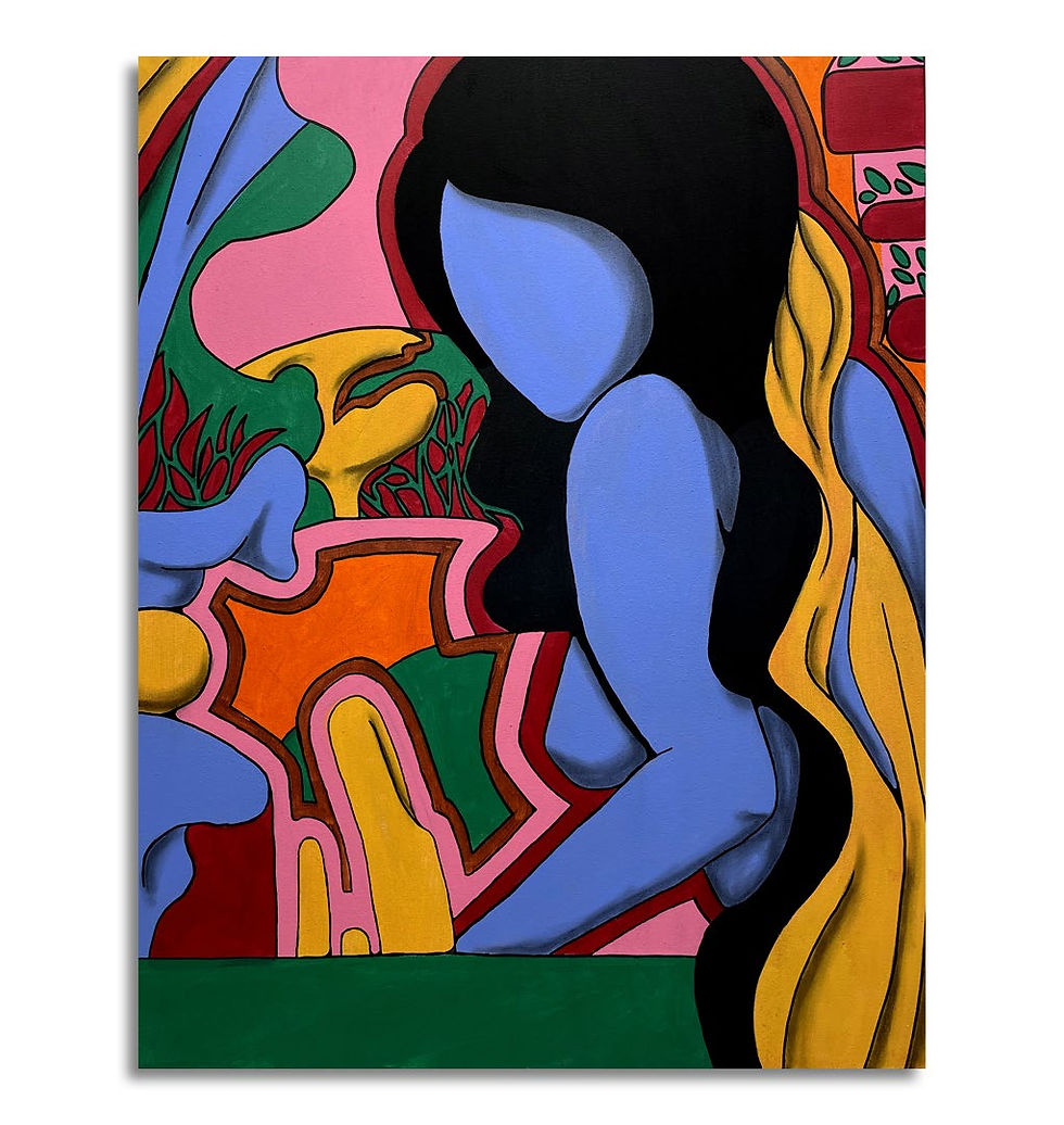 She Turned Painting by artist Anthony Lopez