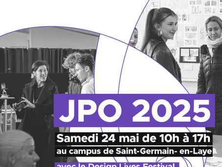 JPO Samedi 24 mai 2025 – Plongez dans l’univers du design à CY école de design ! 