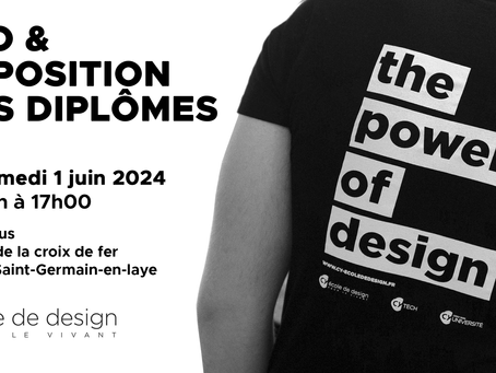 Exposition des projets de diplôme et JPO du 1er Juin 2024