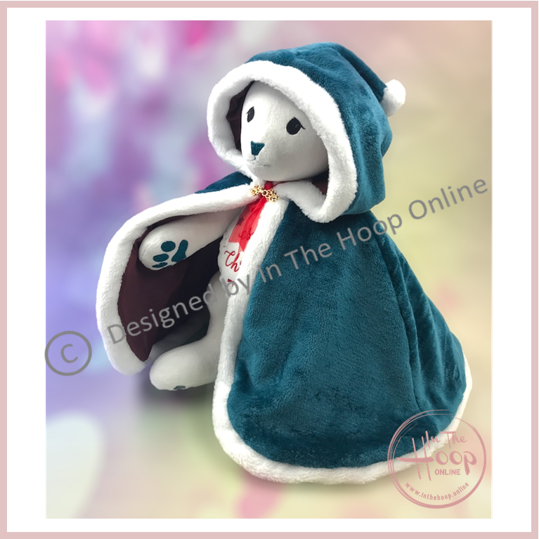 Teddy Bear Hooded Cape Sewing Pattern
