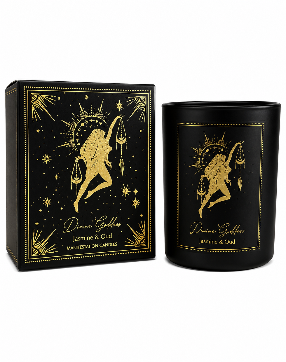 Duftkerze Schweiz Divine Goddess mit Jasmin und Oud