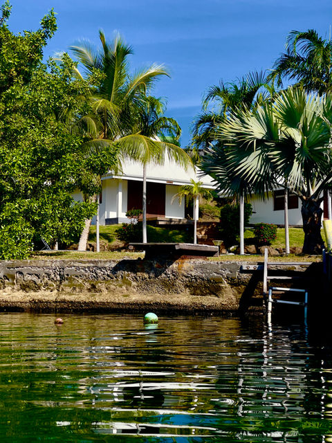 Vue depuis la mer Villa Moana Martinique