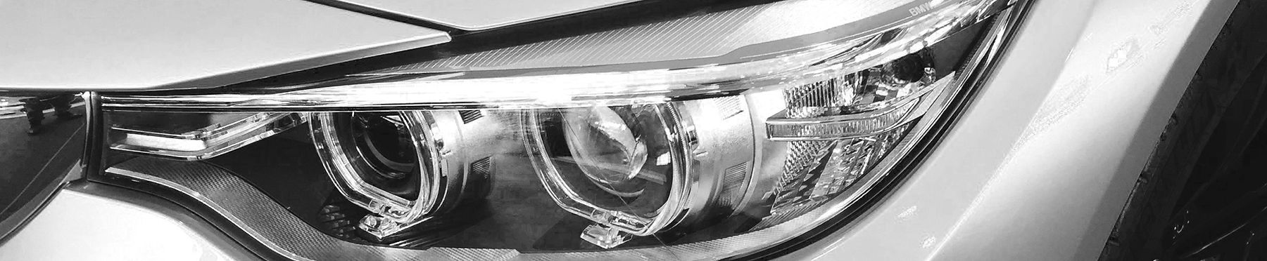 Car Headlight Close-Up