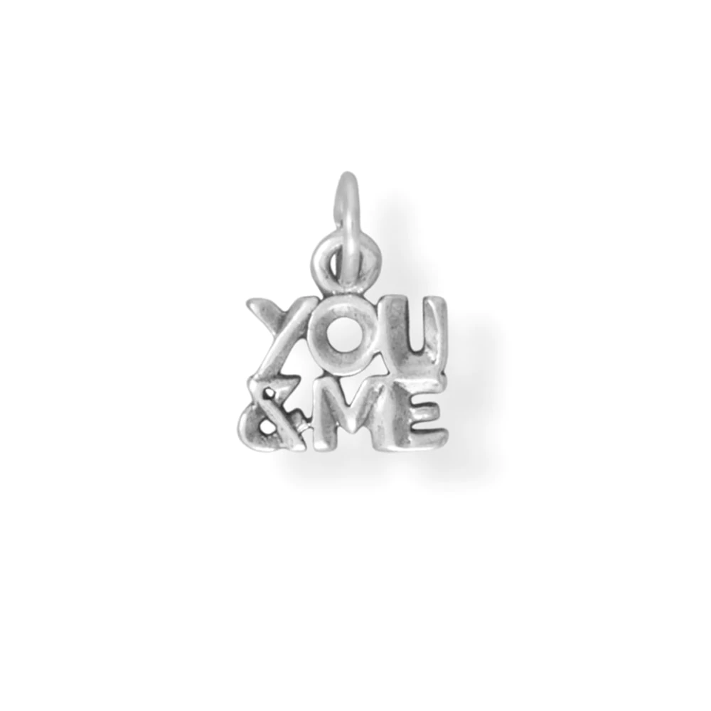 Sterling Silver YOU & ME Charm