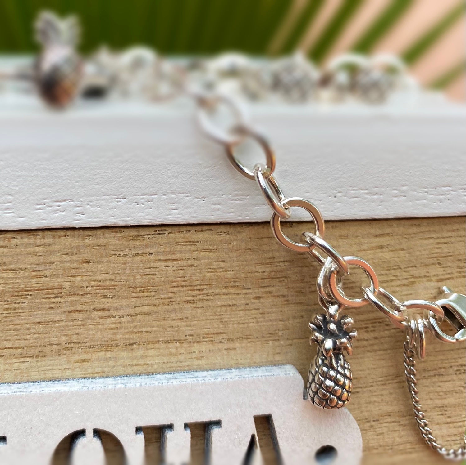 Sterling Silver Pineapple Charm