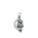 Sterling Silver Owl & Moon Charm/Pendant