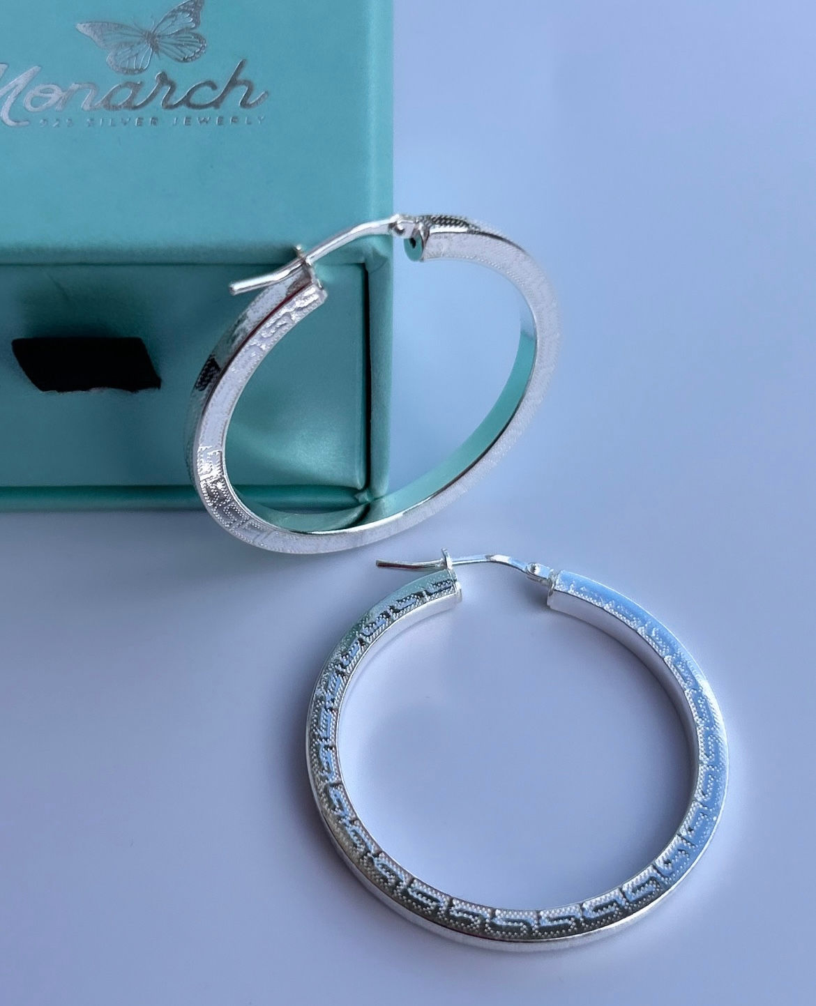 925 Silver Hoops 30mm 