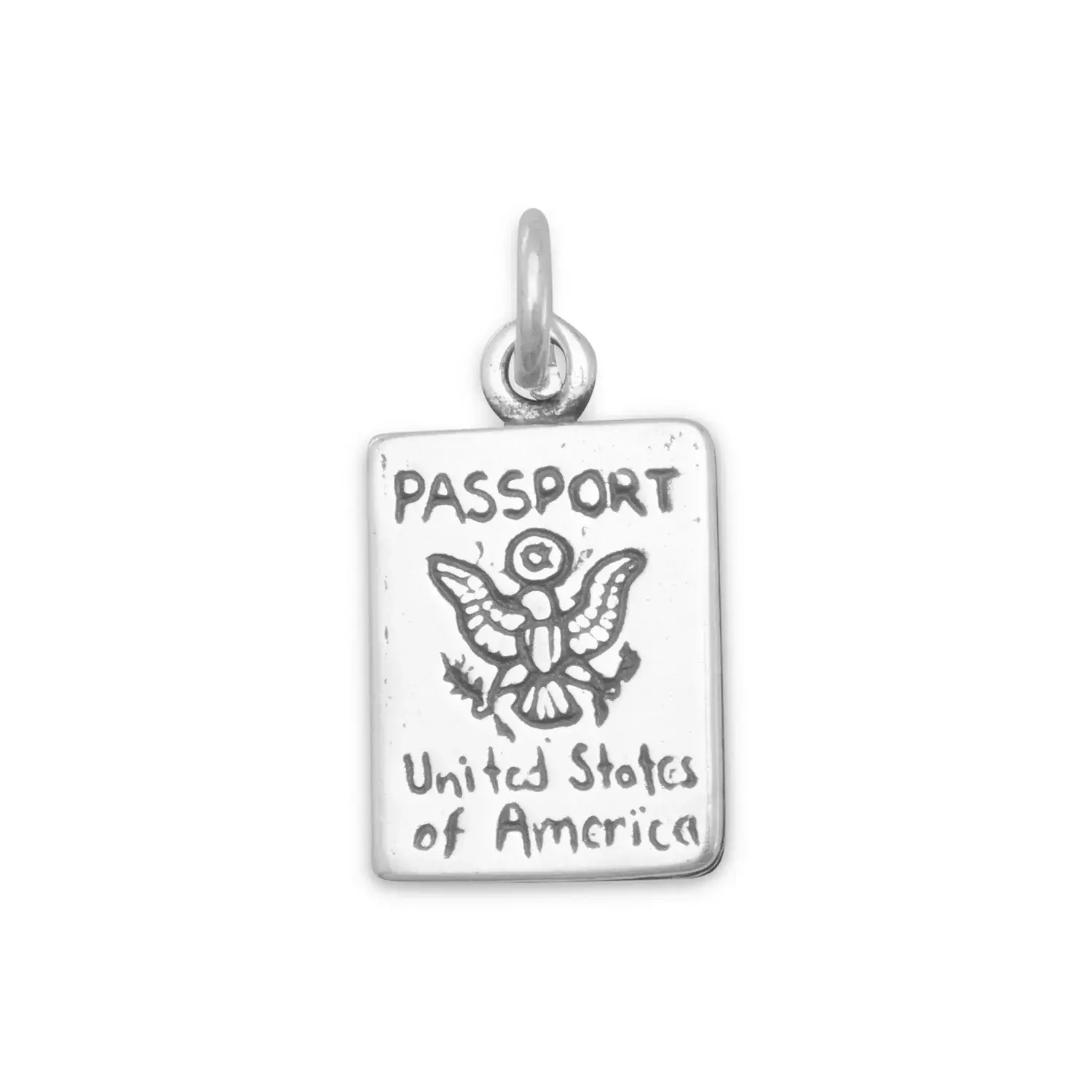 925 Silver Passport Charm