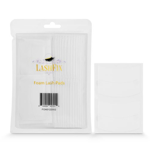 LASHFIX Foam Eye Pads website
