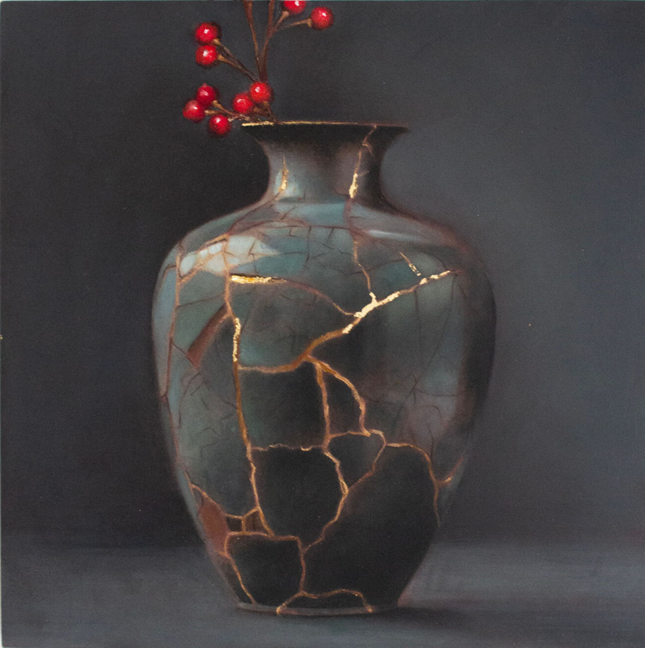 Kintsugi vase "fracture & light"