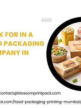 What to Look for in a Reliable Food Packaging Printing Company in Mumbai