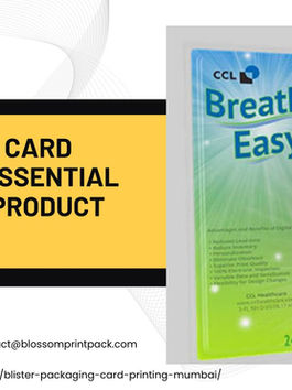 Why Blister Card Printing Is Essential for Secure Product Packaging