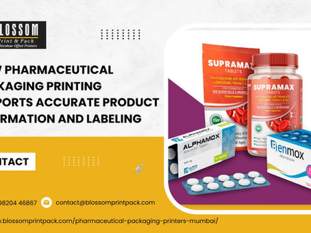 How Pharmaceutical Packaging Printing Supports Accurate Product Information and Labeling