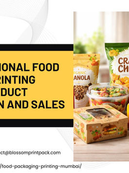 How Professional Food Packaging Printing Improves Product Presentation and Sales
